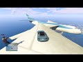 GTAV Online - ps3 - Cargo Plane-to-Plane Car Transfer Stunt! - 3/22/14