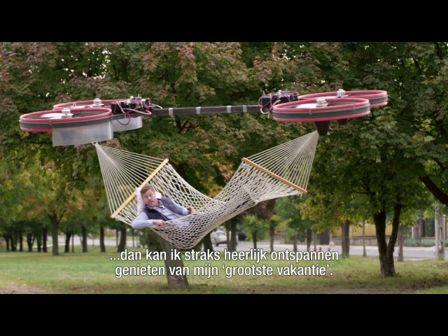A Flying Drone Hammock - Video
