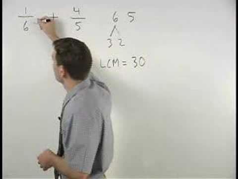 Adding Fractions - YourTeacher.com - Math Help