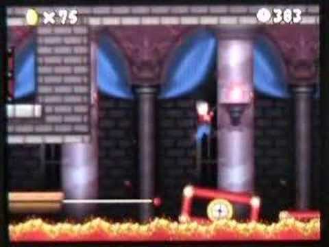 New Super Mario Bros Walkthrough PART 8-3 BOSS BATTLE