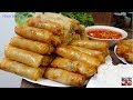 CHẢ GIÒ - Bí quyết làm Chả Giò Bánh Tráng VIỆT NAM giòn rụm - Vietnamese Spring rolls, Vanh Khuyen