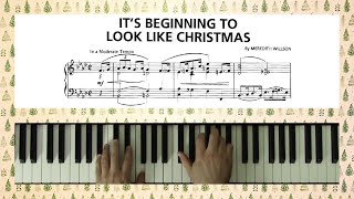 Meredith Willson - Its Beginning To Look A Lot Like Christmas Solo Piano