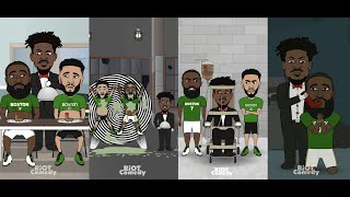 2023 NBA ECF Cartoon - Heat Vs Celtics