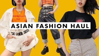 Korean Japan Hong Kong Fashion Try On Haul ?