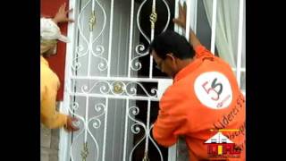 Instalación Reja De Seguridad Puerta De Acceso