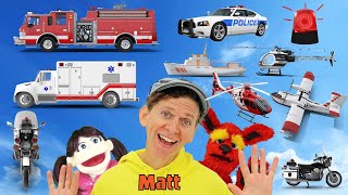 What Do You See? Song Emergency Vehicles | Find It Version | Dream English Kids