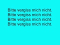 Kay One - Bitte vergiss mich nicht (lyrics)