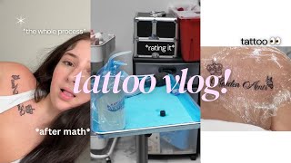 Tattoo Vlog The Pain, The Process, The Reveal