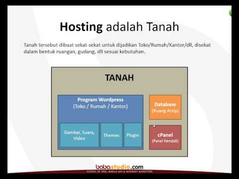 VIDEO : belajar wordpress - domain dan hosting - video ini adalah salah satu materi di 8 jam belajar kursus kilat membuat website. dan 8 jam belajar kursus kliat membuat ...