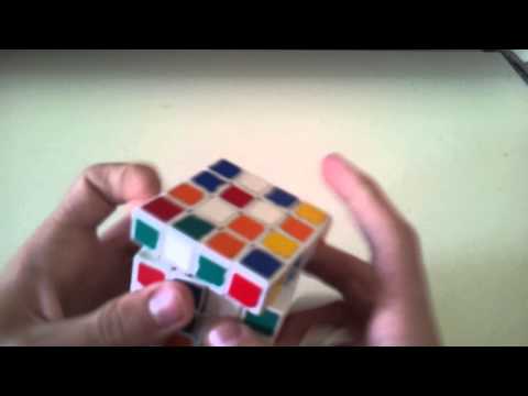4x4 Rubik's cube example solves