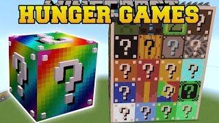 Minecraft: LUCKY BLOCK HUNGER GAMES - Lucky Block Mod - Modded Mini-Game
