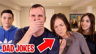 TRY NOT TO LAUGH CHALLENGE!! - COUPLES DAD JOKES