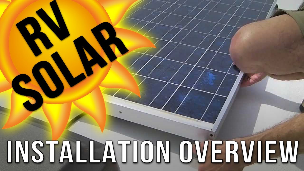 RV Solar Panel Installation