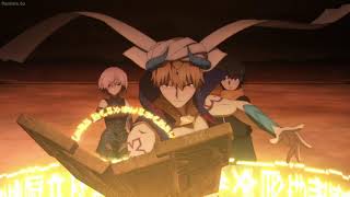 Gilgamesh Uses His Noble Phantasm English Dub Fategrand Order Zettai Majuu Sensen Babylonia