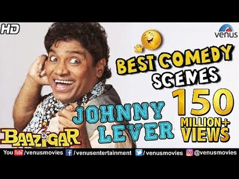 Johnny Lever - Best Comedy Scenes | Hindi Movies | Bollywood Comedy Movies | Baazigar Comedy Scenes