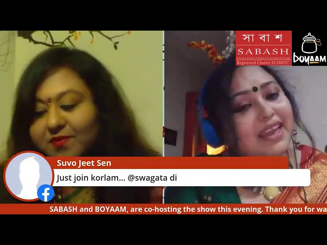 Ki Likhi Tomay | Featuring Srabanti & Swagata Live on SABASH Facebook Official Page