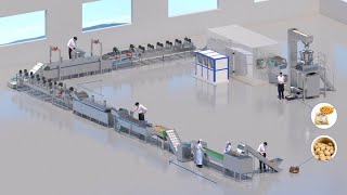 Frozen French Fries Production Line500Kgh-1000Kgh Continuous French Fries Plant In 2021