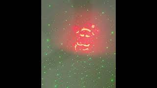 Red Dancing Santa Motion Laser Projector Green Dots Christmas Yard Decor Philips