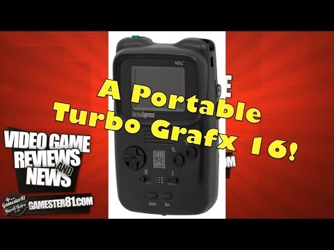 Rare Turbo Express (Portable Turbo Grafx 16) w/TV Tuner in HQ