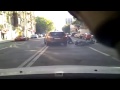 image Motosikal Tergolek Langgar Pintu Kereta