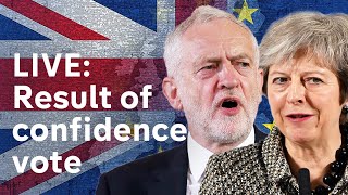 Vote of no confidence over Brexit: LIVE RESULT|#BREXIT