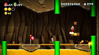 New Super Mario Bros U - 100% Walkthrough Co-op - Parte 03 di 22