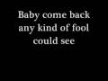 Baby come back By Player with lyrics