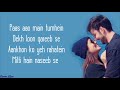 Oh Humsafar - Neha Kakkar & Tony Kakkar  (Lyrical Video)