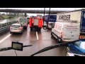 FF Weißenfels - Einsatzfahrt Vku BAB 9 Weißenfels mit schlechter Rettungsgasse / 14.5.2014