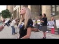 #PETA #NYCLASS Protesters "Beating A Dead Horse" Freak Out Passerby @ Anti Carriage Demo 6/16/14