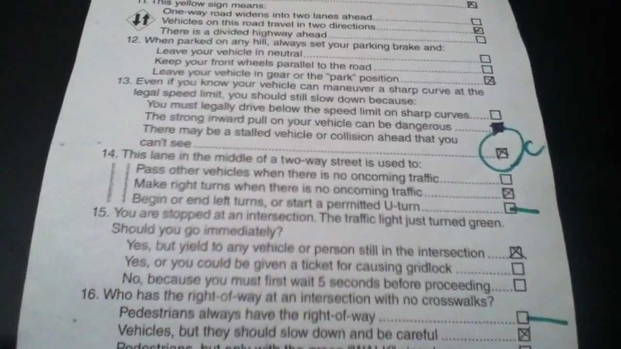 ct permit test cheat sheet