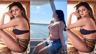 Selena Gomez Shares Y Pink Bikini Shots From Bachelorette Party Yacht.