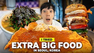 I Tried Monster Sized Foods In Korea