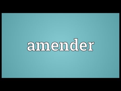 Header of Amender