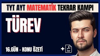Tyt Ayt Matematik Tekrar Kampı 16.Gün Türev Konu Özeti