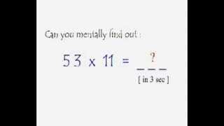 Easycal 1 Faster Way To Multiply Any 2 Digit Number With 111