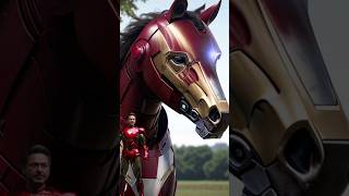 🤠❤️‍🔥 Marvel But Horses 🐴🐴 #viral #avengers #marvel #superhero #animals #horse #