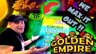 WE MAXED OUT GOLDEN EMPIRE! at Rould 1 Arcade Grapevine Crazy Arcade Gameplay and EPIC Arcade WINS!