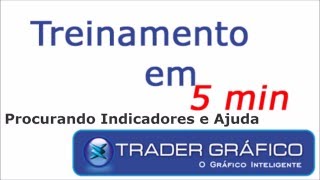 Treinamento em 5 min - Procurando Indicadores e Ajuda - Trader Gráfico