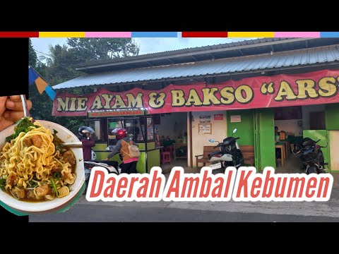 Nikmatnya Mie ayam Ars Ambal Kebumen Jateng