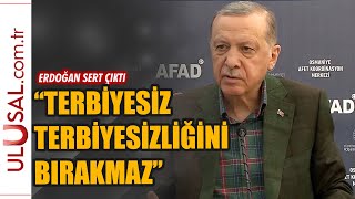 Cumhurbaşkanı Erdoğan'dan Kızılay'ı eleştirenlere sert yanıt: \