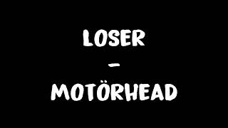 Watch Motorhead Loser video