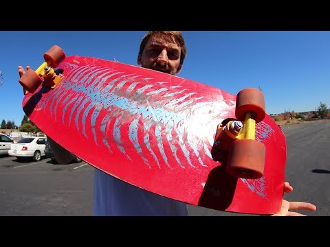 SUPER WIDE BOARD WITH PENNY TRUCKS!