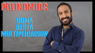 OPERACIONES basicas con POLINOMIOS | CURSO de ECUACIONES Clase #6