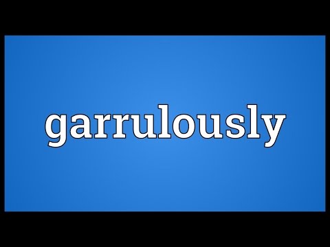 Header of garrulously