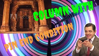 Columnboth End Pinned Critical Load And Critical Stress For Pin -Pin End Column
