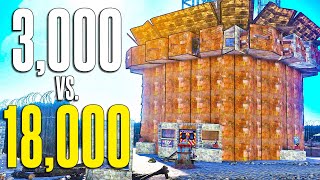 3000 Hour Clan Vs. 18,000 Hour Clan - Rust Raid Cam