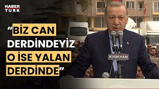 Hurbaşkanı Erdoğan Hatayda Açıklamalarda Bulundu...