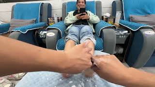 Immersive Salt Scrub Tickling And Laughing