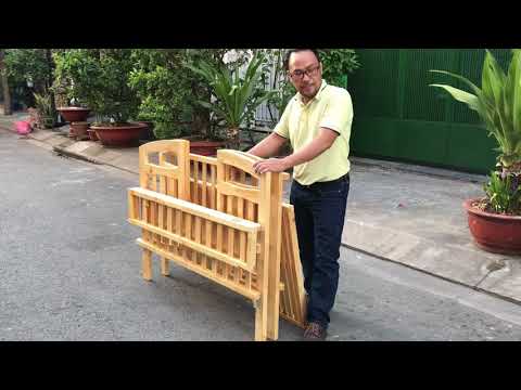 Cũi gỗ Thông tự nhiên - Shop chuyên hàng thanh lý -facebook.com/docuchobe- Tel: 0903962738